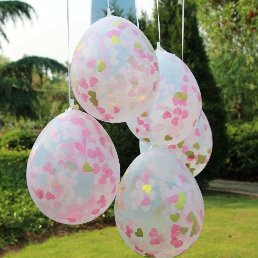 Bộ 5 bóng bay 12 inch trang trí lễ Valentine hoặc ngày lễ tình nhân