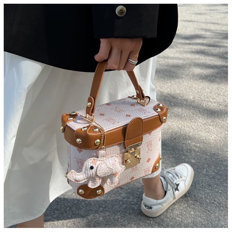 Túi IELGY đeo chéo in họa tiết thời trang chất lượng cao cho nữ