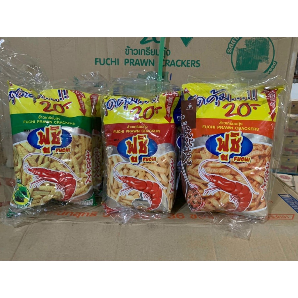 Bim bim tôm Thái Lan Fuchi 25k/ 1 gói vừa (80gr)