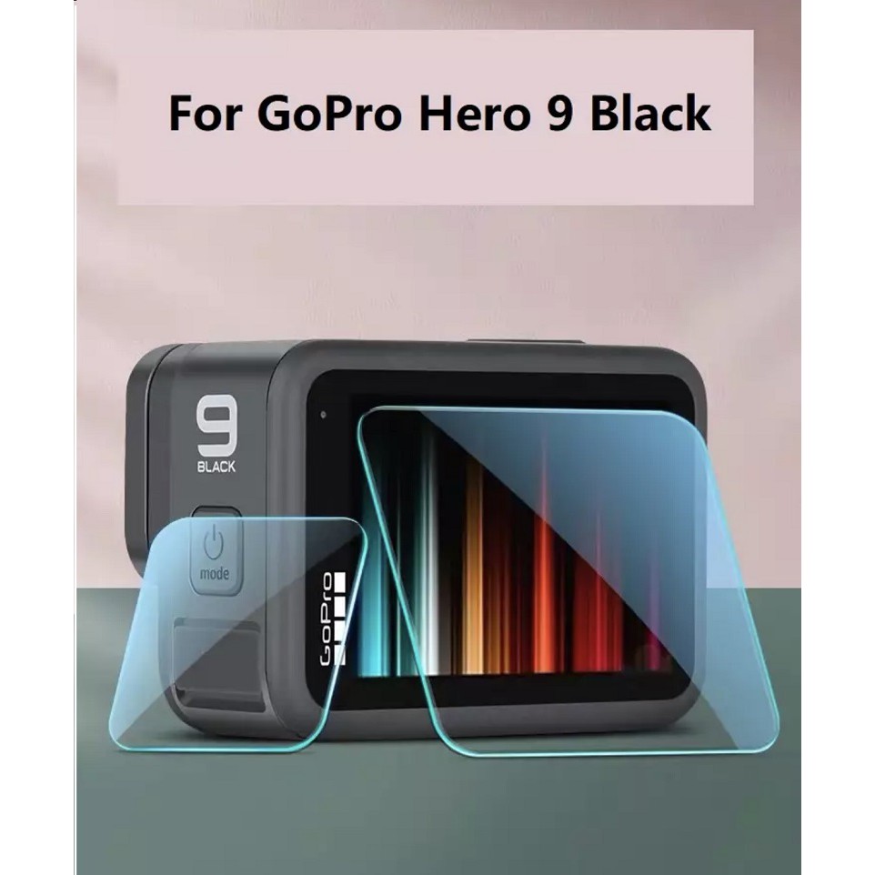 Lammcou Tempered Glass Screen Protector Protective Film  compatible with GoPro Hero 10 9 Black