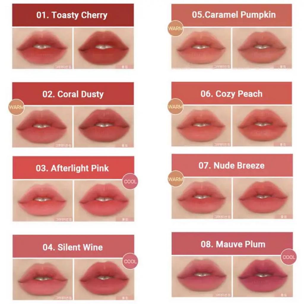 Son Tint Mịn Môi Clio Dewy Blur Chất Lì, Mềm Mịn, Kết Hợp Làm Má Hồng Tiện Lợi 3.2g