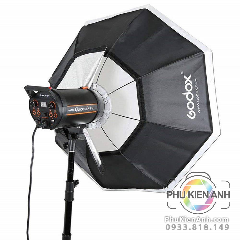 Softbox godox bát giác ngàm bowen 95cm, 120 cm