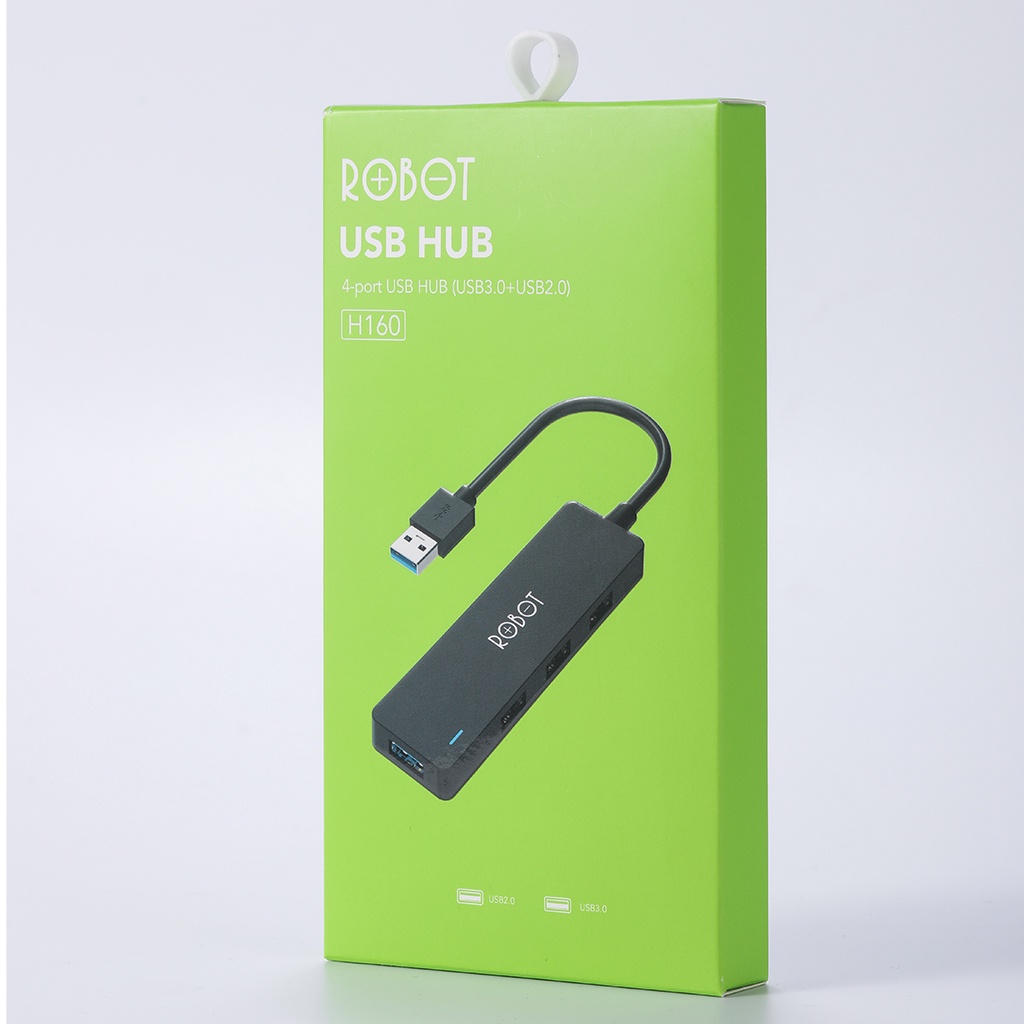 USB Hub 4 Cổng-HUB Chuyển Đổi Chia Cổng USB ROBOT H140, H160, ACOME AH300 Mở Rộng 4 Cổng USB 3.0, USB 2.0