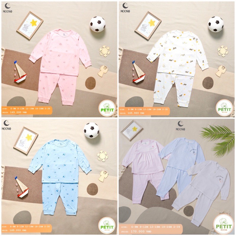 BỘ CÀI VAI DÀI TAY PETIT MOON@