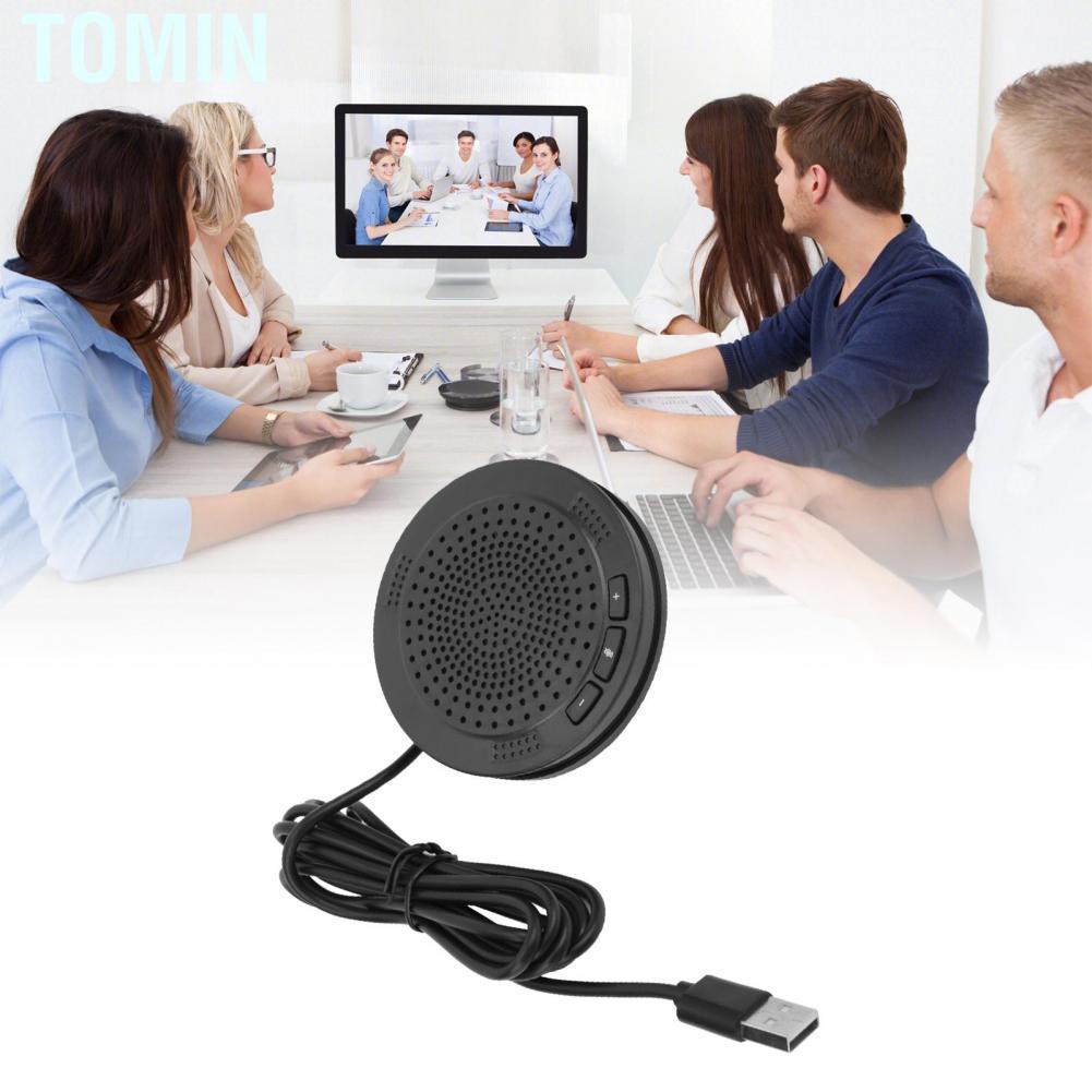 Tomin Conference USB Omnidirectional Microphone Computer Desktop for Online Meeting