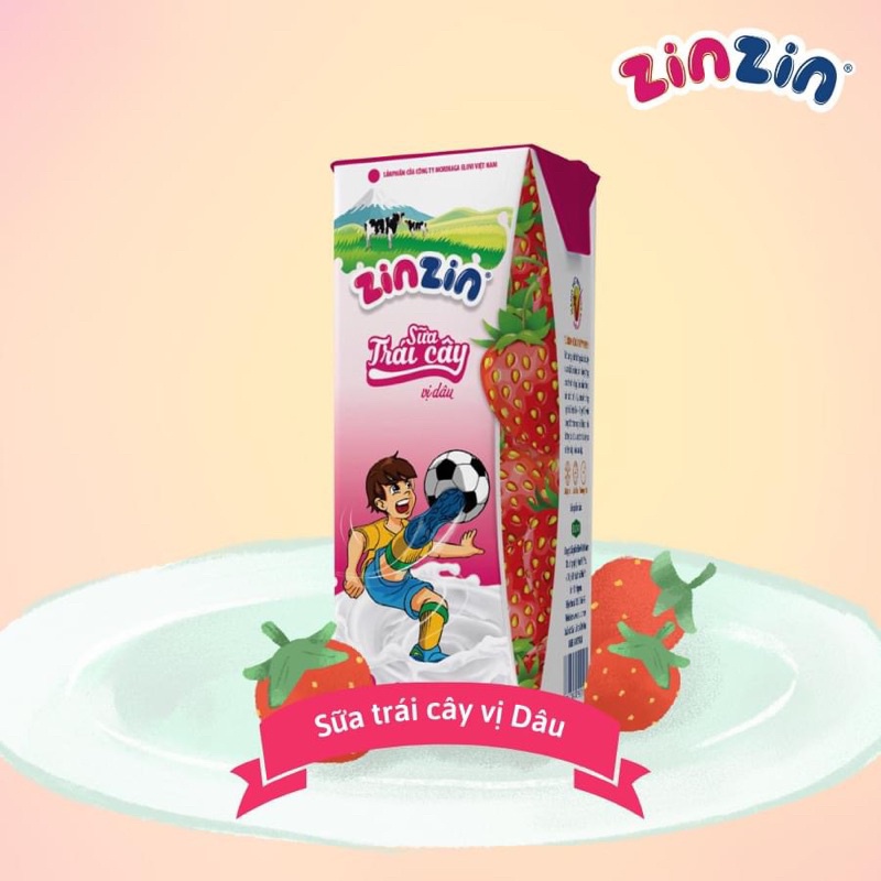 1 thùng 48 hộp sữa trái cây ZinZin 110ml
