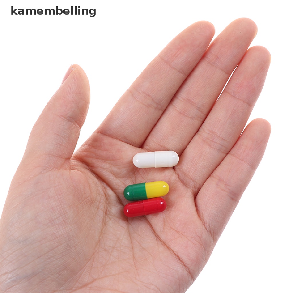 [Hàng mới về] Set 1000 viên nang geratin rỗng cứng kích thước 1 dành cho đựng vitamin gel chăm sóc da mặt