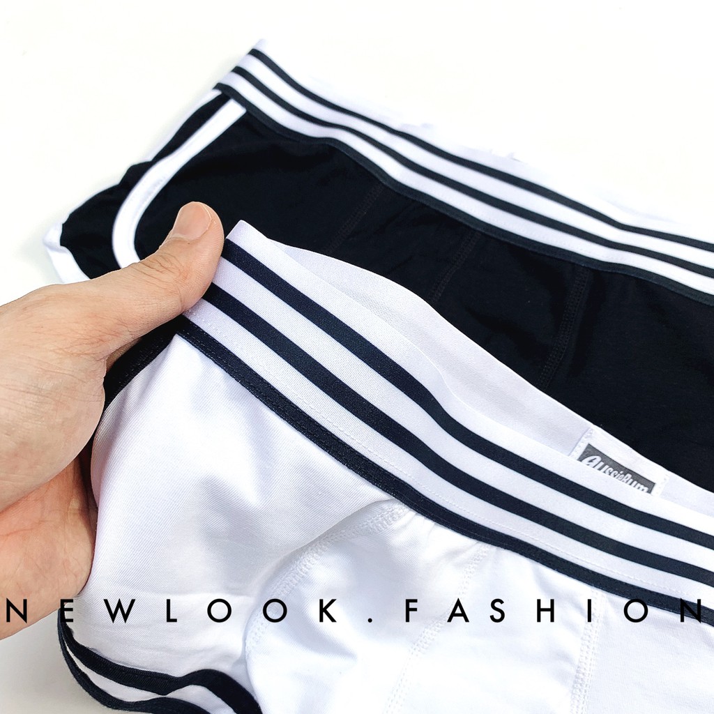 ★  QUẦN LÓT ĐÙI BOXER SỊP NAM CAO CẤP THUN COTTON 2 CHIỀU BẢNG LƯNG SỌC THỜI TRANG