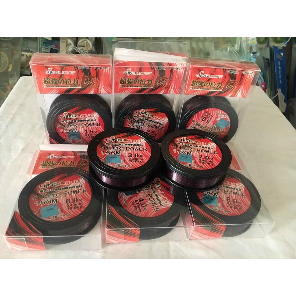 Cước tàng hình quinglong supper power 150m