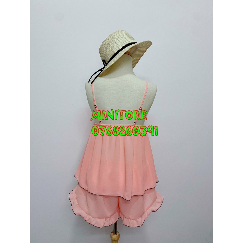 [SIZE 60-90KG] ĐỒ NGỦ VOAN DỄ THƯƠNG SIZE LỚN CÓ MÚT, ĐỒ CỠ LỚN XƯỞNG NHÀ MAY BAO ĐẸP, TÀ TRÒN