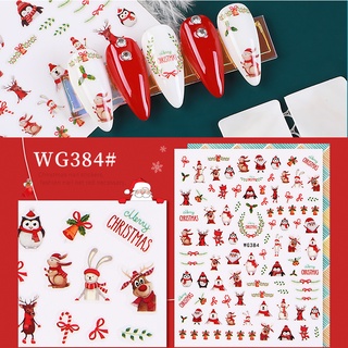 Sticker dán móng tay hình noel