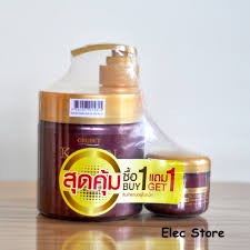 Kem ủ tóc Cruset Gold Crystal 500ml - Thái Lan