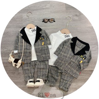 SET VEST 3 CHI TIẾT BÉ TRAI