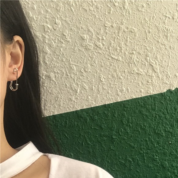 Khuyên Tai Đơn Giản Cá Tính A12