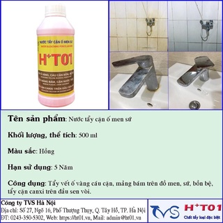 Tẩy gốm sứ-bồn cầu HT01-500ml