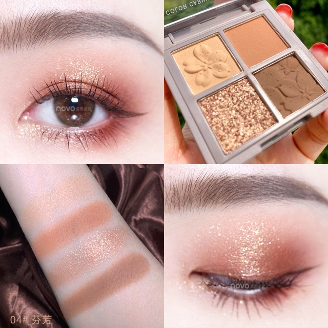 Phấn mắt 4 ô Novo Cherry Blossom Eye Shadow