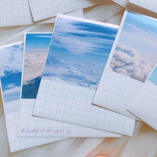 Bullet Journal sticker - Combo 12 note bầu trời