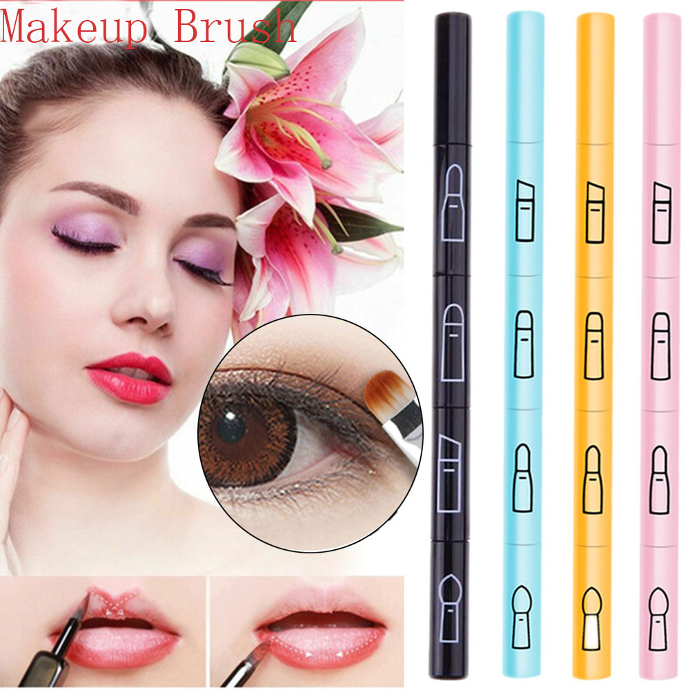 Cọ trang điểm bằng nhựa cầm tay tiện dụng có thể thu gọn được