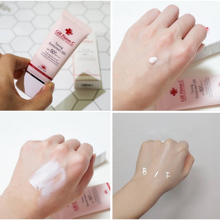 Kem chống nắng Cell Fusion C Laser / Clear / Toning Suncreen SPF 50  PA++++