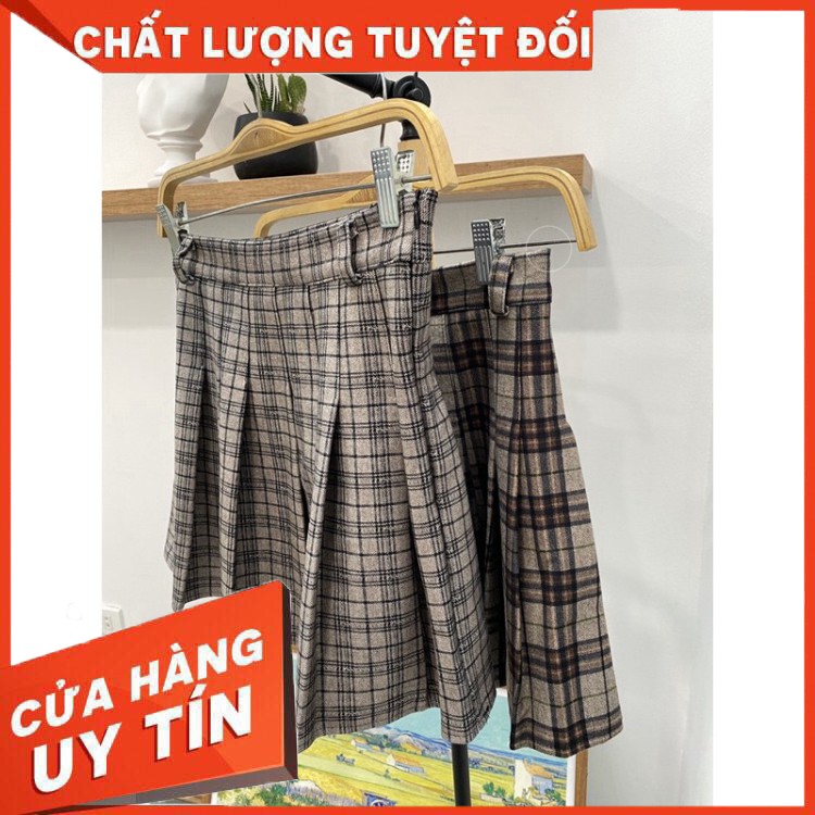 HÀNG NHẬP KHẨU -  Chân váy tennis kẻ, chất dày dạ ấm (ảnh thật shop tự chụp) - Hàng Nhập Khẩu