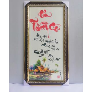 Thư pháp ƠN THẦY CÔ. Quà tặng thầy cô.Tri ân Thầy cô,  Quà biếu, quà tết