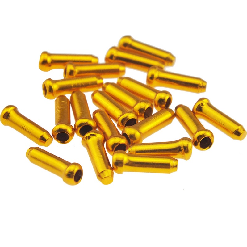 Set 100 Nút Bọc Dây Phanh Xe Đạp Leo Núi Bằng Hợp Kim Nhôm Tiện Dụng