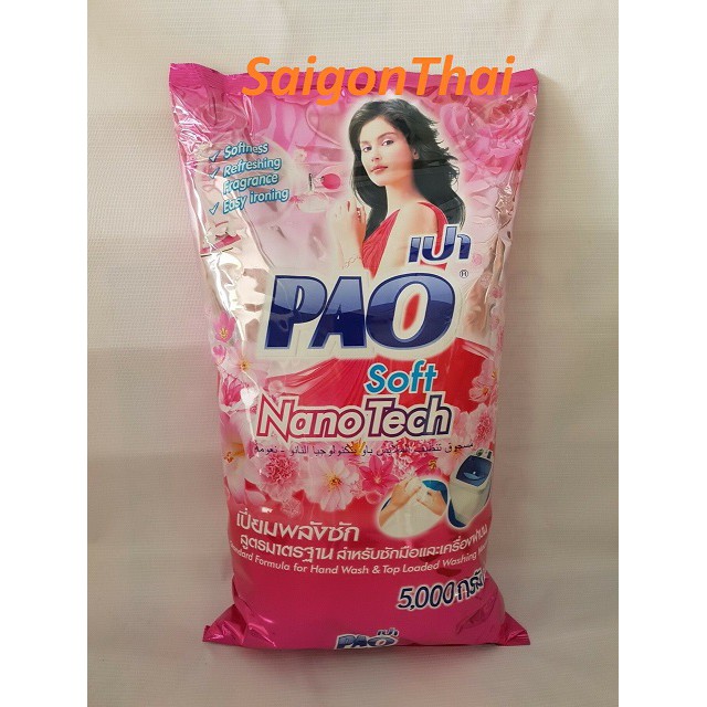 (SGT) Bột giặt PAO 5 kg Thái Lan