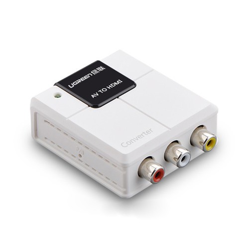 Bộ chuyển đổi AV sang HDMI UGREEN 40225 hàng chính hãng - Chuyển từ máy quay, đầu DVD, thiết bị có cổng AV lên màn hình