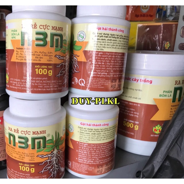 Ra rễ cực Mạnh N3M - lọ 100gr