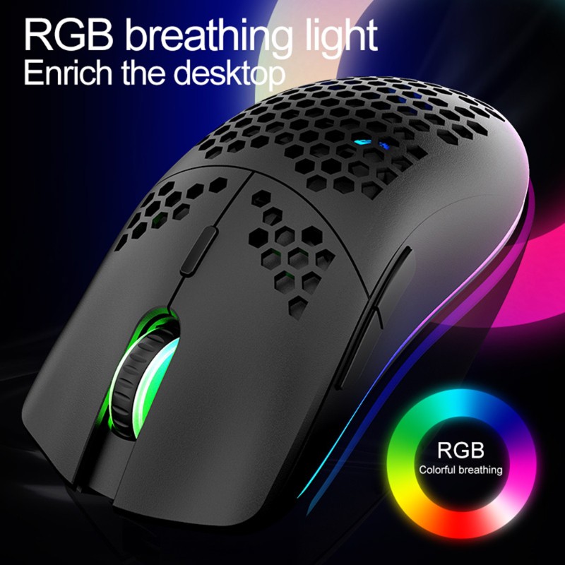 Chuột Chơi Game Nama X Yh80 2.4g 4 Bánh Răng 3200 Dpi Rgb