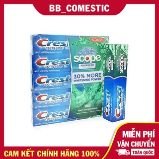 -Kem Đánh Răng Crest Complete Extra Scope Whitening Plus Scope 232g Của Mỹ