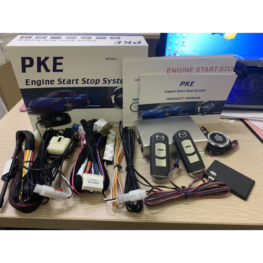 Bộ START STOP SMARTKEY PKE ,ĐỀ NỔ TỪ XA PKE CHÍNH HÃNG LẮP MỌI DÒNG XE