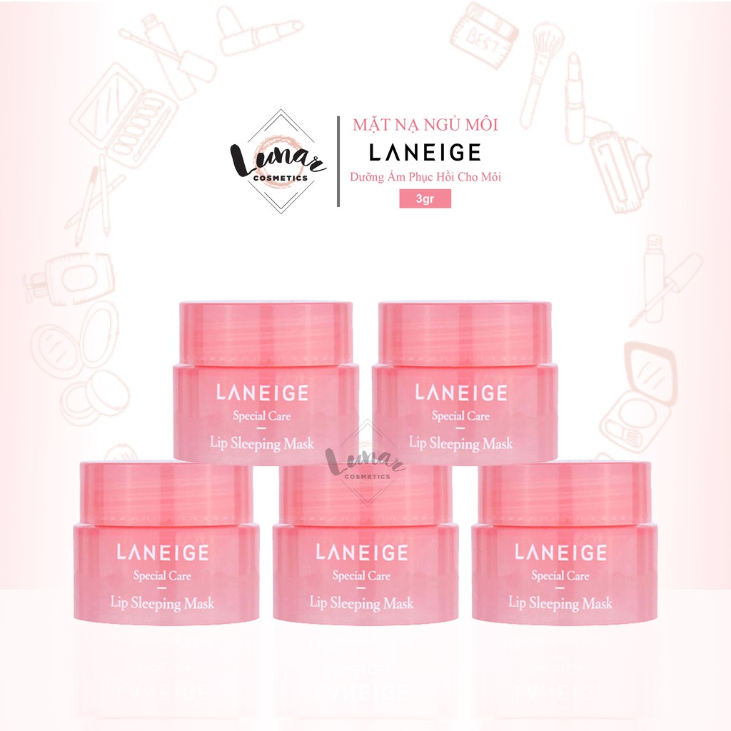 Mặt Nạ Ngủ Môi Laneige Mini Lip Sleeping Mask Dưỡng Ẩm Phục Hồi Cho Môi 3gr