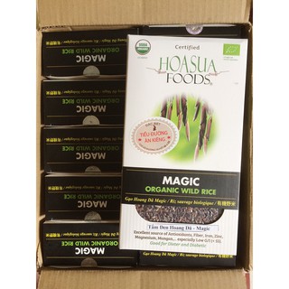 [COMBO SALE 30K] Gạo đen hoang dã Exotic hữu cơ HOA SUA FOODS (10 x 1kg)