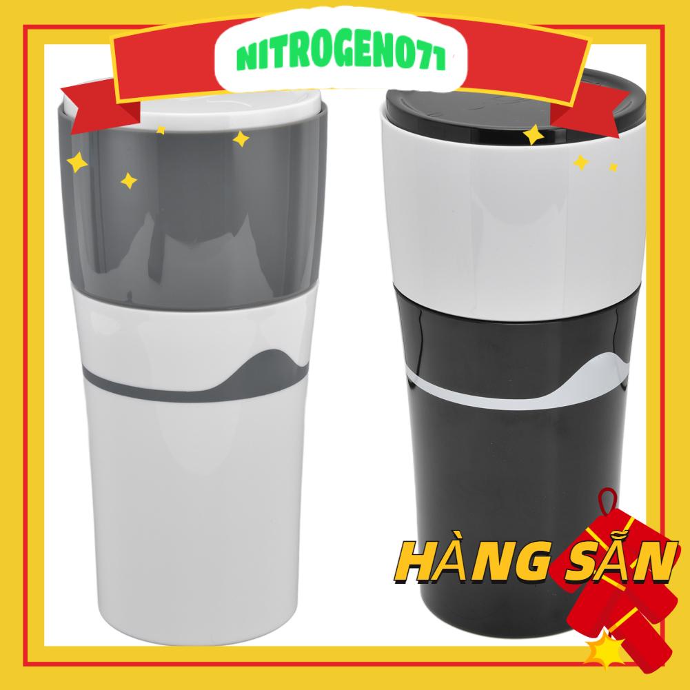 Nitrogen071 Máy pha cà phê nhỏ giọt cầm tay 450ml du lịch cho viên nang K Cup