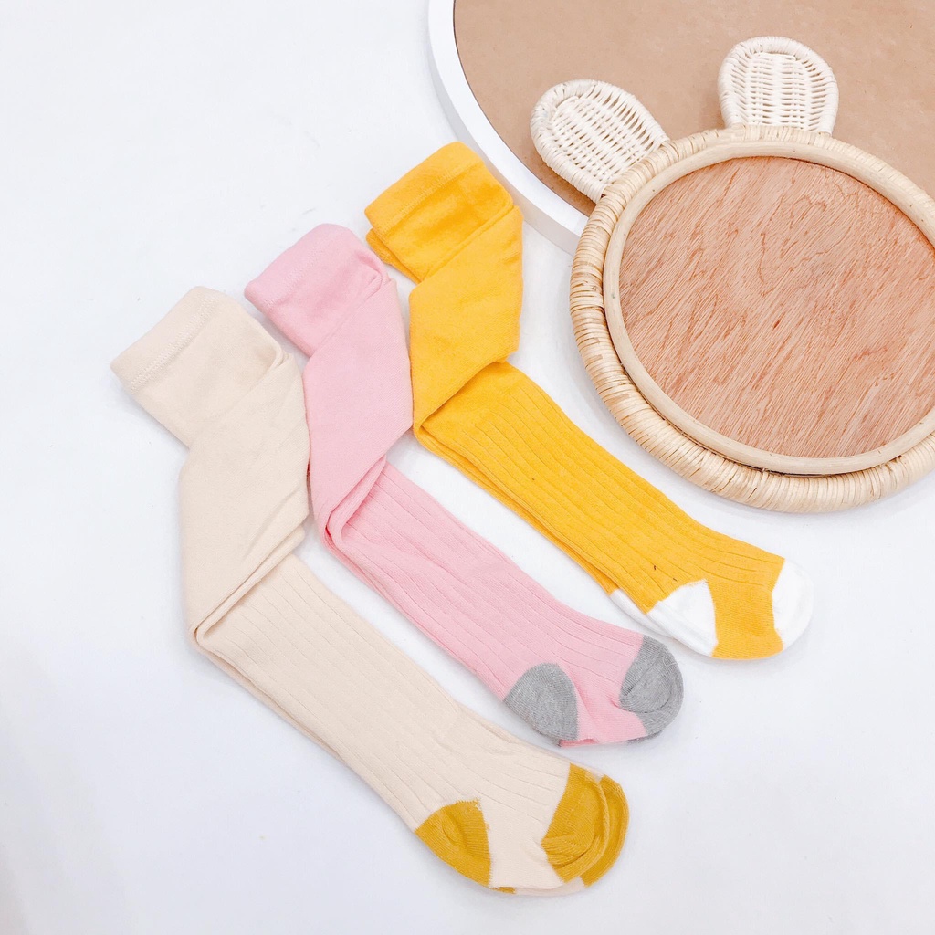 Quần tất cotton bao chân cho bé, co giãn tốt, giữ ấm tốt