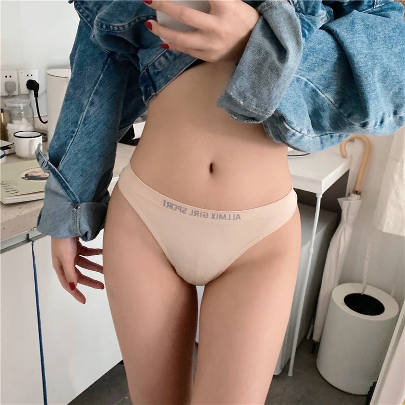 Quần lọt khe cotton cạp nhỏ co dãn nhiều MIX Girl Sport_NuciFera