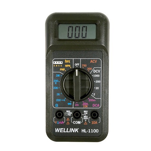 [FOLLOW lấy Voucher]Đồng hồ vạn năng hiện số WELLINK HL 1100-Cam kết chính hãng