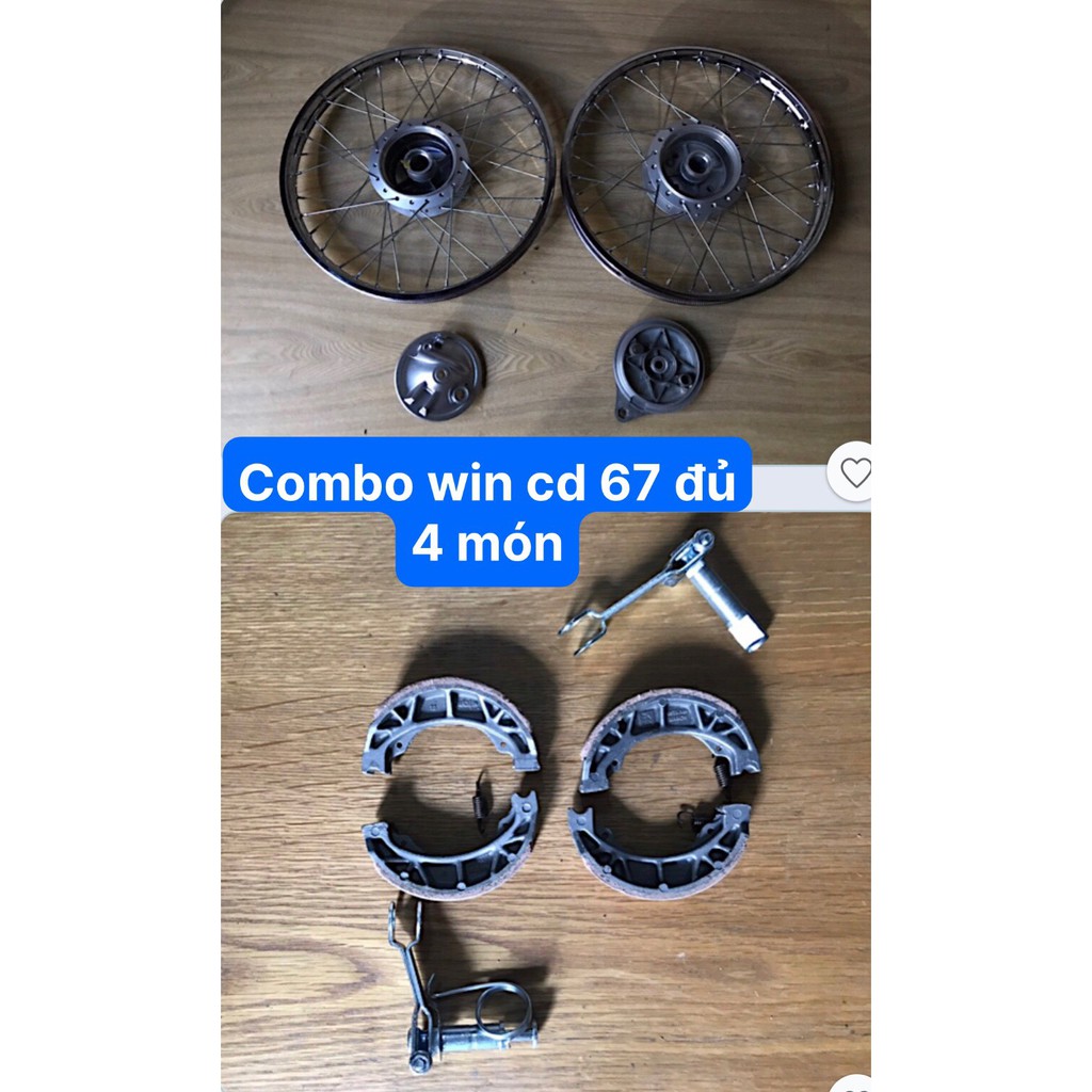 CĂM ĐÙM NIỀNG–VÀNH NAN ZIN SẮT ĐÙM(2 PHANH CƠ) WIN CD CUP 67 GẮN ZIN THEO XE KHÔNG CHẾ CHÁO