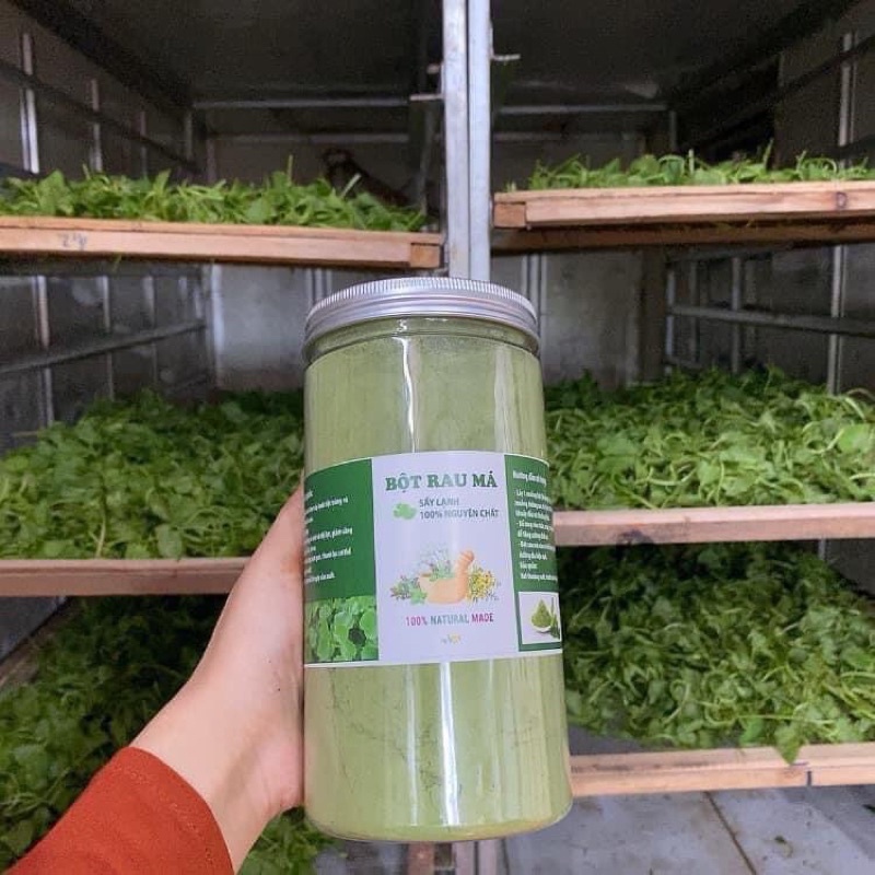 [Giá sỉ]Bột Rau Má Lọ 500gr - Hàng Loại 1