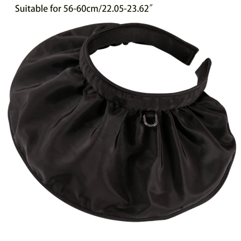 Mũ Lưỡi Trai Chống Nắng / Tia UV Hở Chóp Có Thể Gấp Gọn Dùng Khi Chơi Thể Thao / Đi Biển