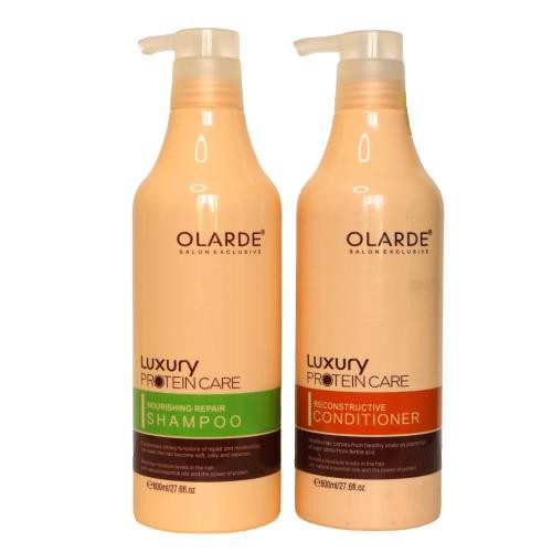 Bộ Dầu Gội Xả Olarde Luxury Protein Phục Hồi Dưỡng ẩm 500ml