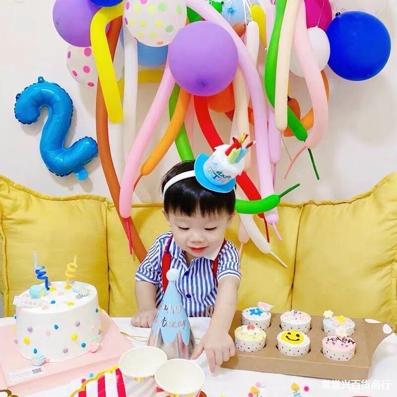 Băng đô hình bánh kem sinh nhật cho bé, bờm cài tóc, phụ kiện chụp hình sinh nhật