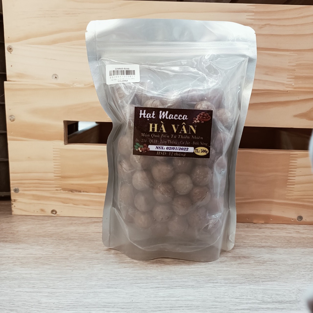 Hạt Macca Sấy Nứt Vỏ Hà Vân (A Cồ) 500g - Hạt Dinh Dưỡng Macca Loại To Thơm Ngon, Không Chất Bảo Quản | Meta Freshgo