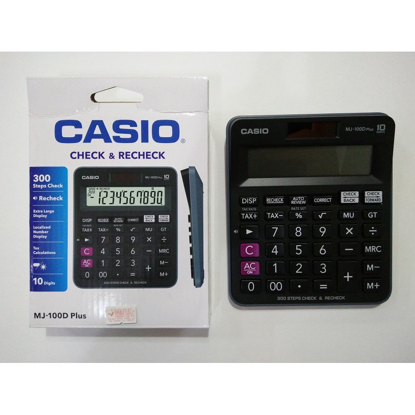 Máy tính CASIO MJ 100D PLUS chính hãng bảo hành 7 năm