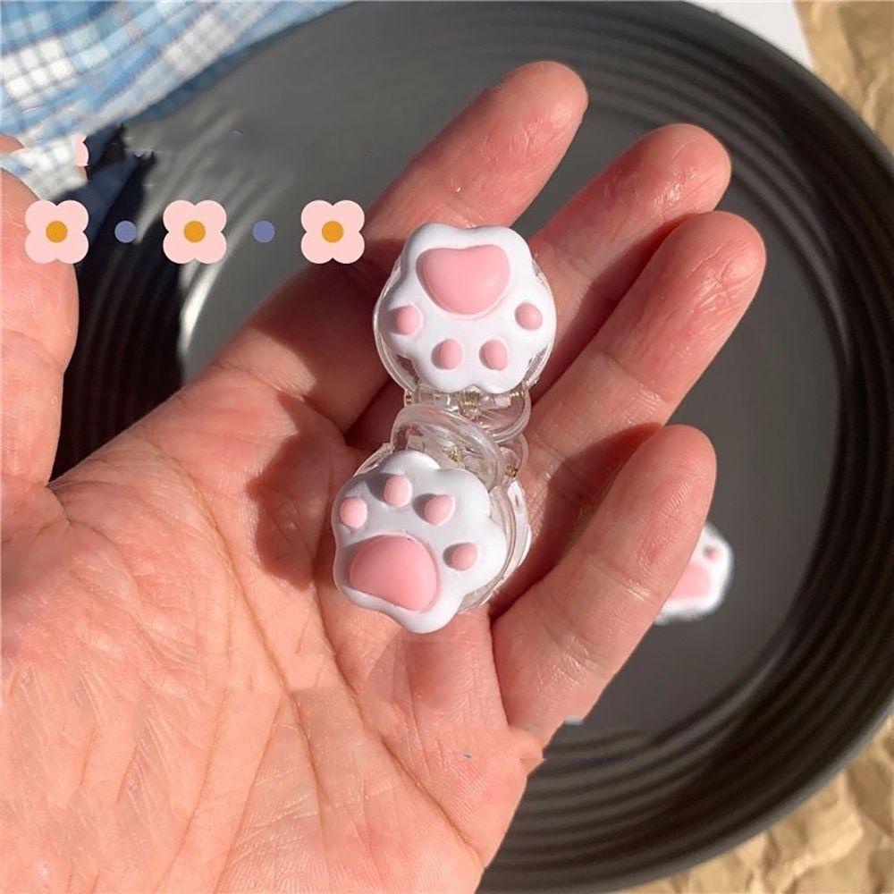 TWINKLE Kẹp Tóc Móng Vuốt Mèo Lấp Lánh Dễ Thương