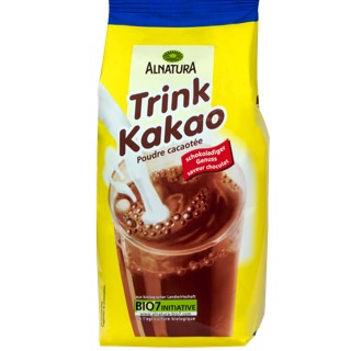 BỘT CACAO HỮU CƠ UỐNG LIỀN ALNATURA (400g) - Organic Instant Cocoa Powder