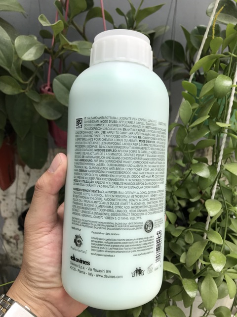 🇮🇹Davines🇮🇹 Dầu xả cho tóc gẩy, chẻ ngọn Davines Melu Conditioner 1000ml