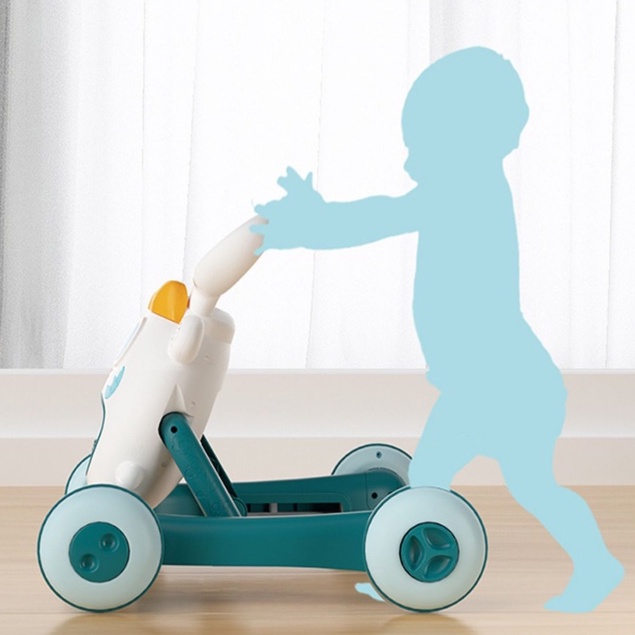 Xe tập đi cho bé ,xe đẩy cho bé tập đi chống lật đa năng có trò chơi có nhạc.