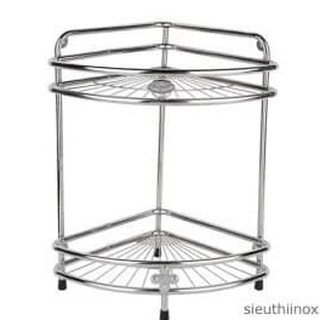 Kệ Góc Nhà Tắm 2 Tầng Inox